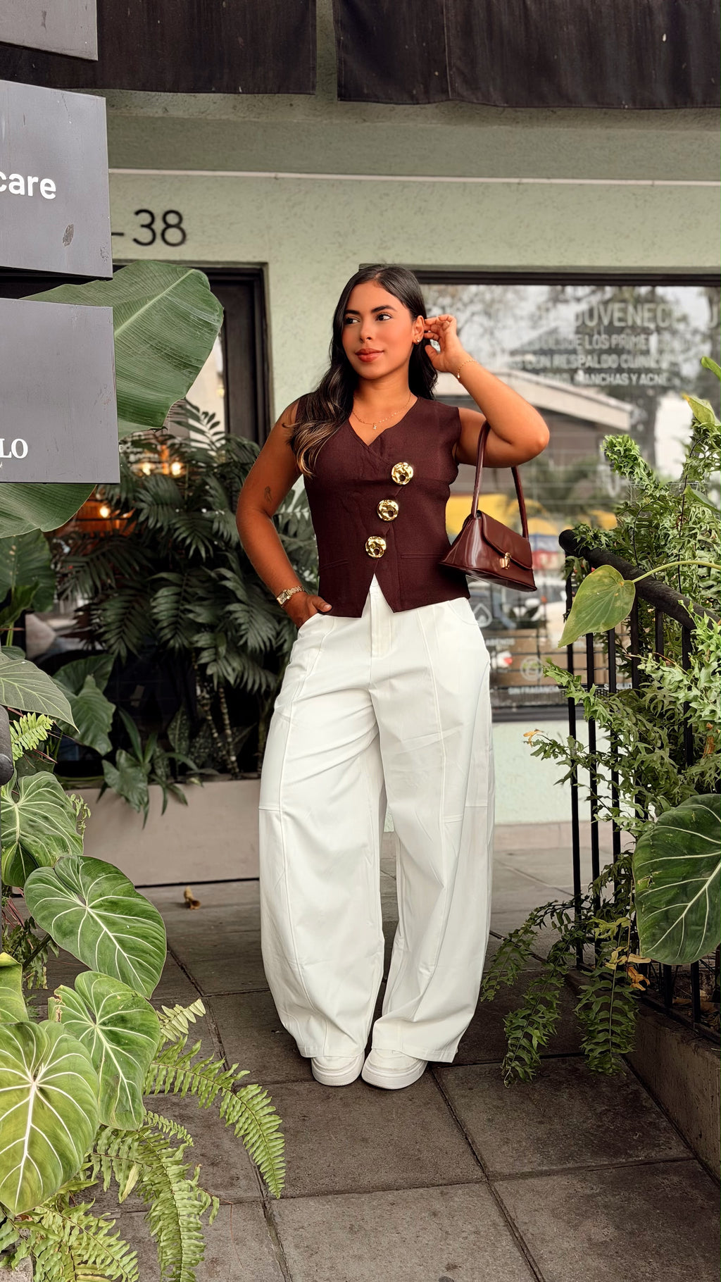 Pantalón Balloon Monocromático