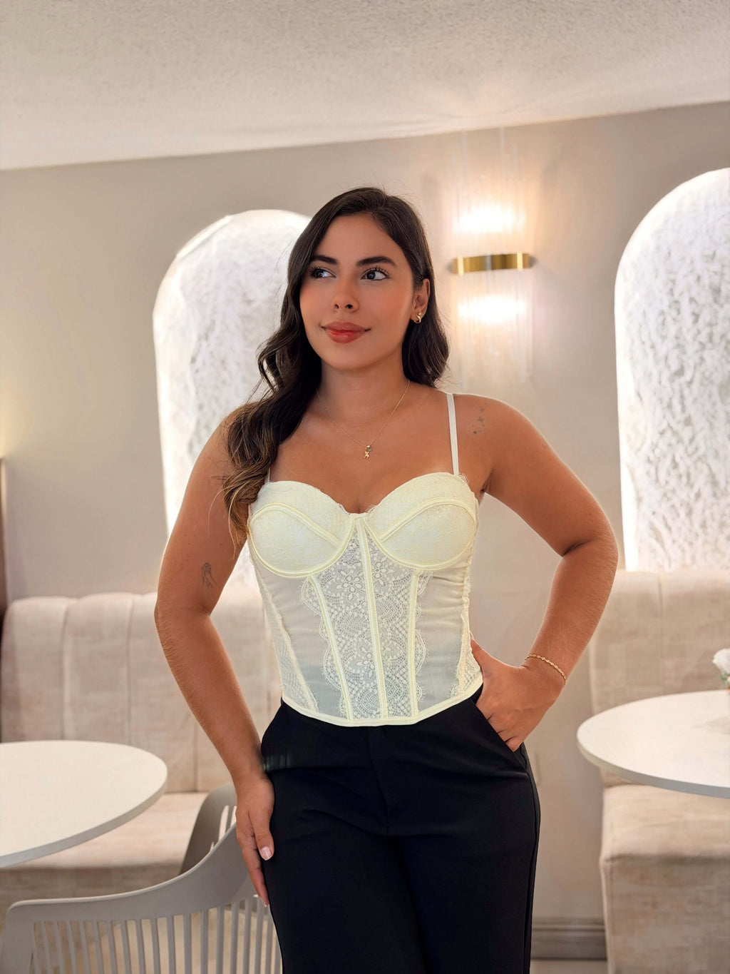Corset Ivory Bloom