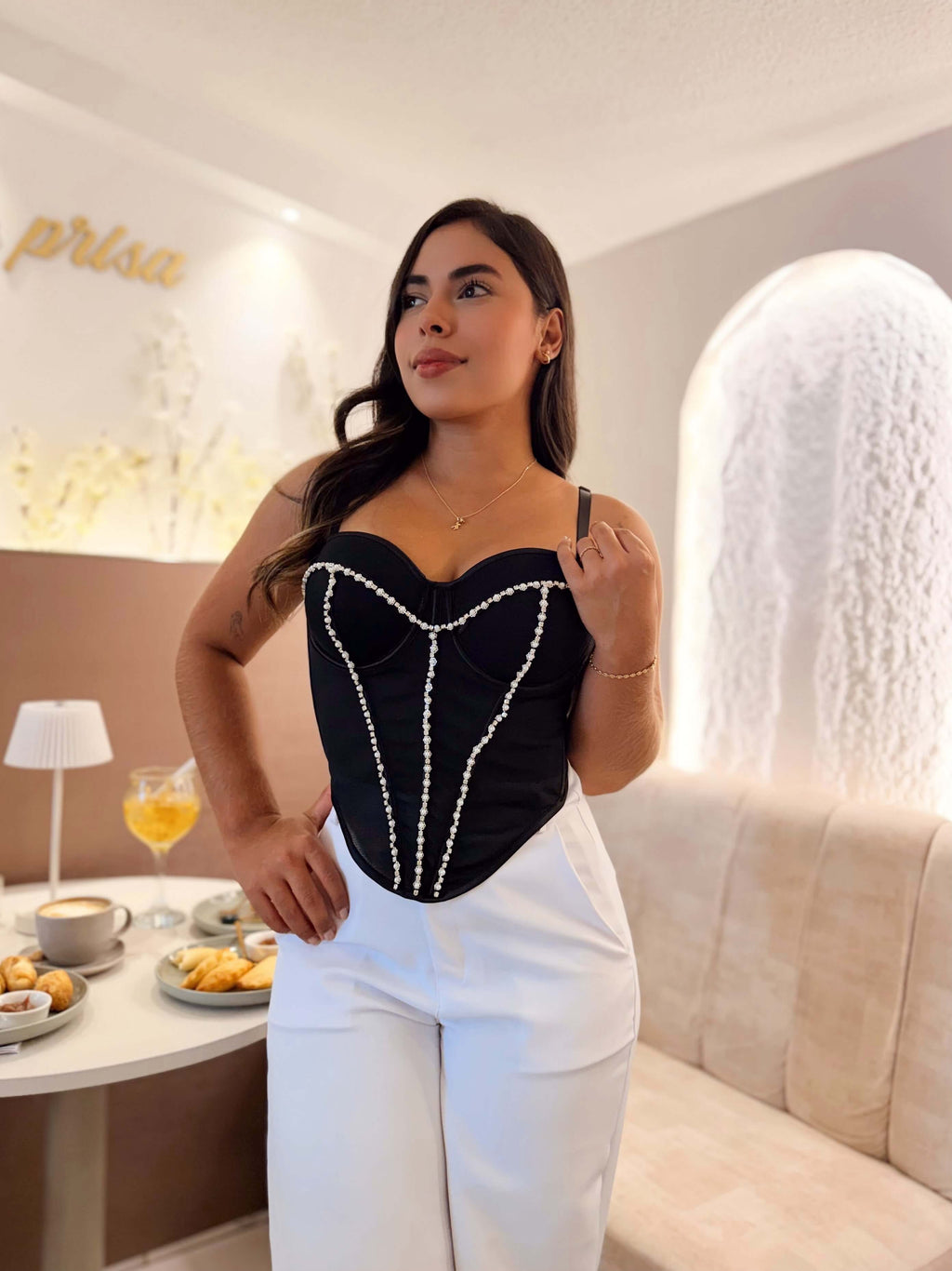 Corset Pearl Drip