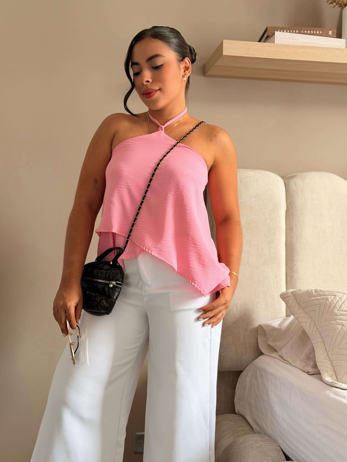 Blusa Halter Bloom