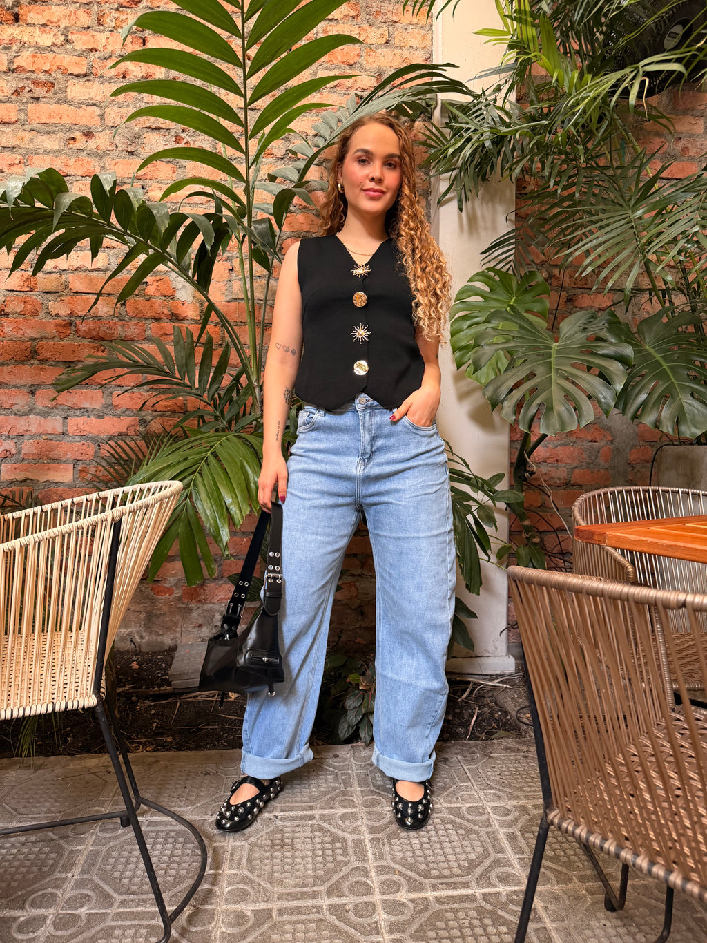 Pantalón Balloon Denim
