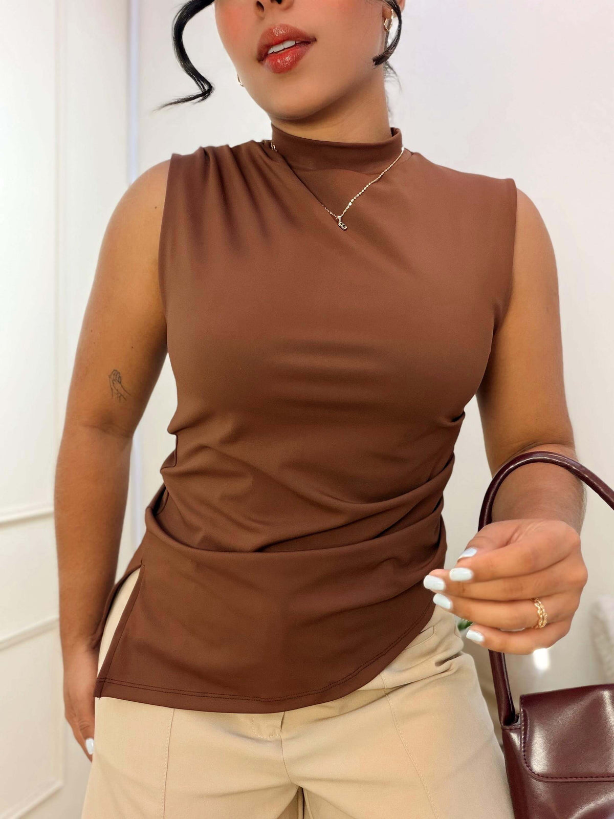 Blusa Cocoa Drape
