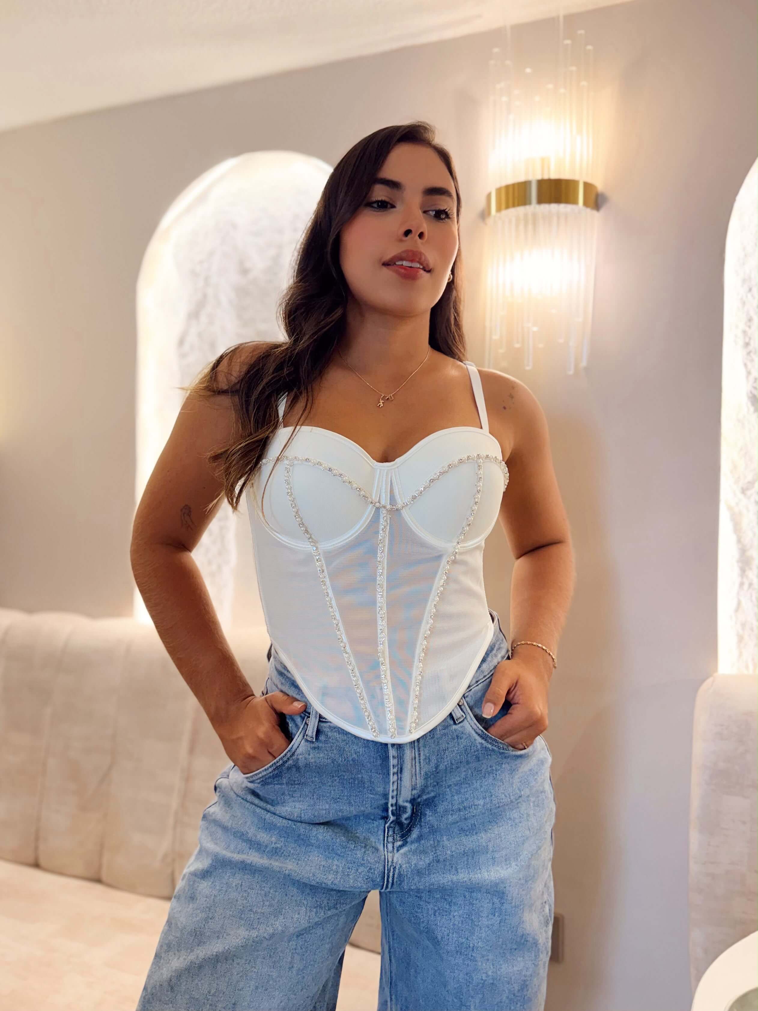 Corset Pearl Drip