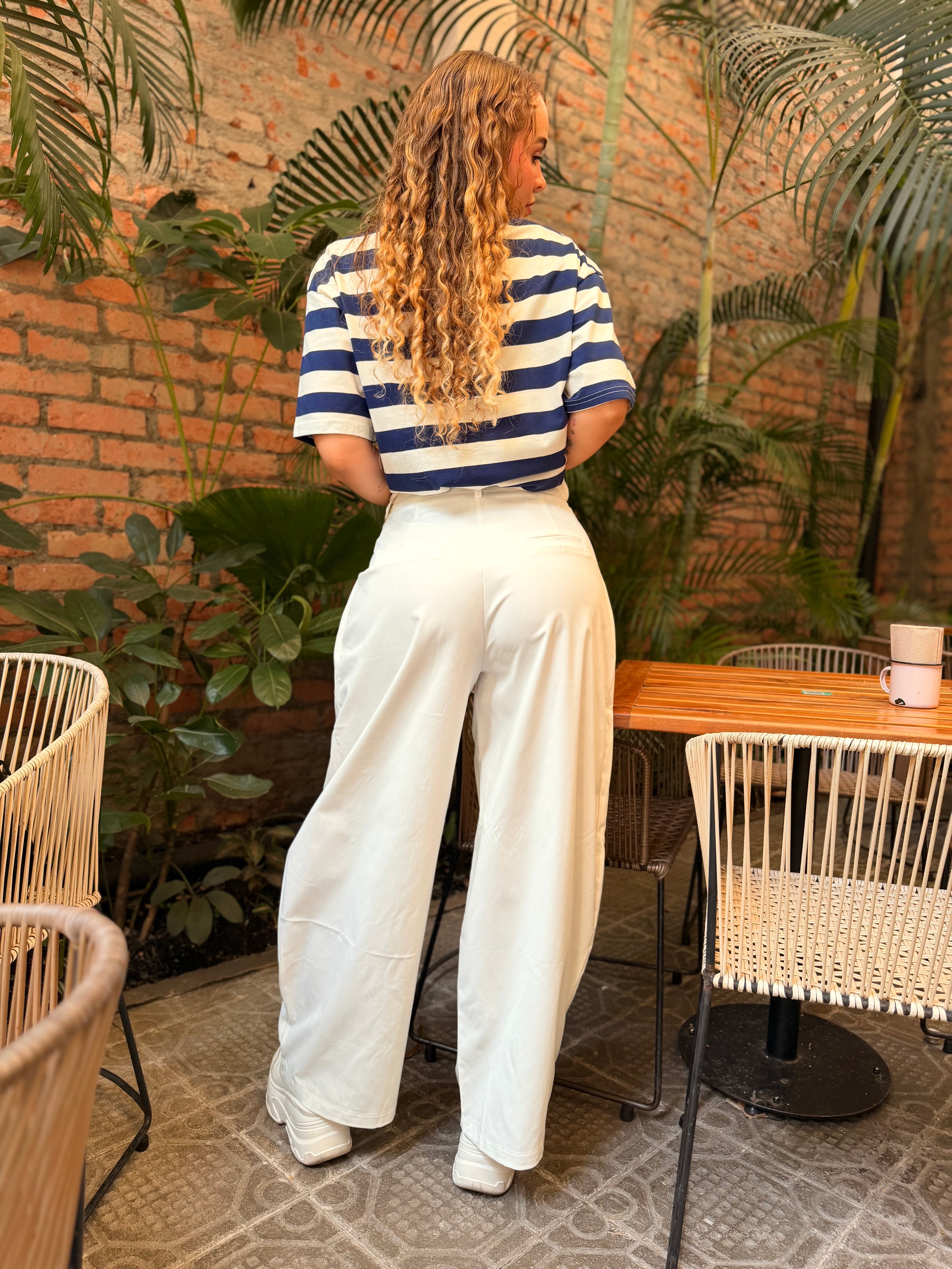 Pantalón Balloon Monocromático