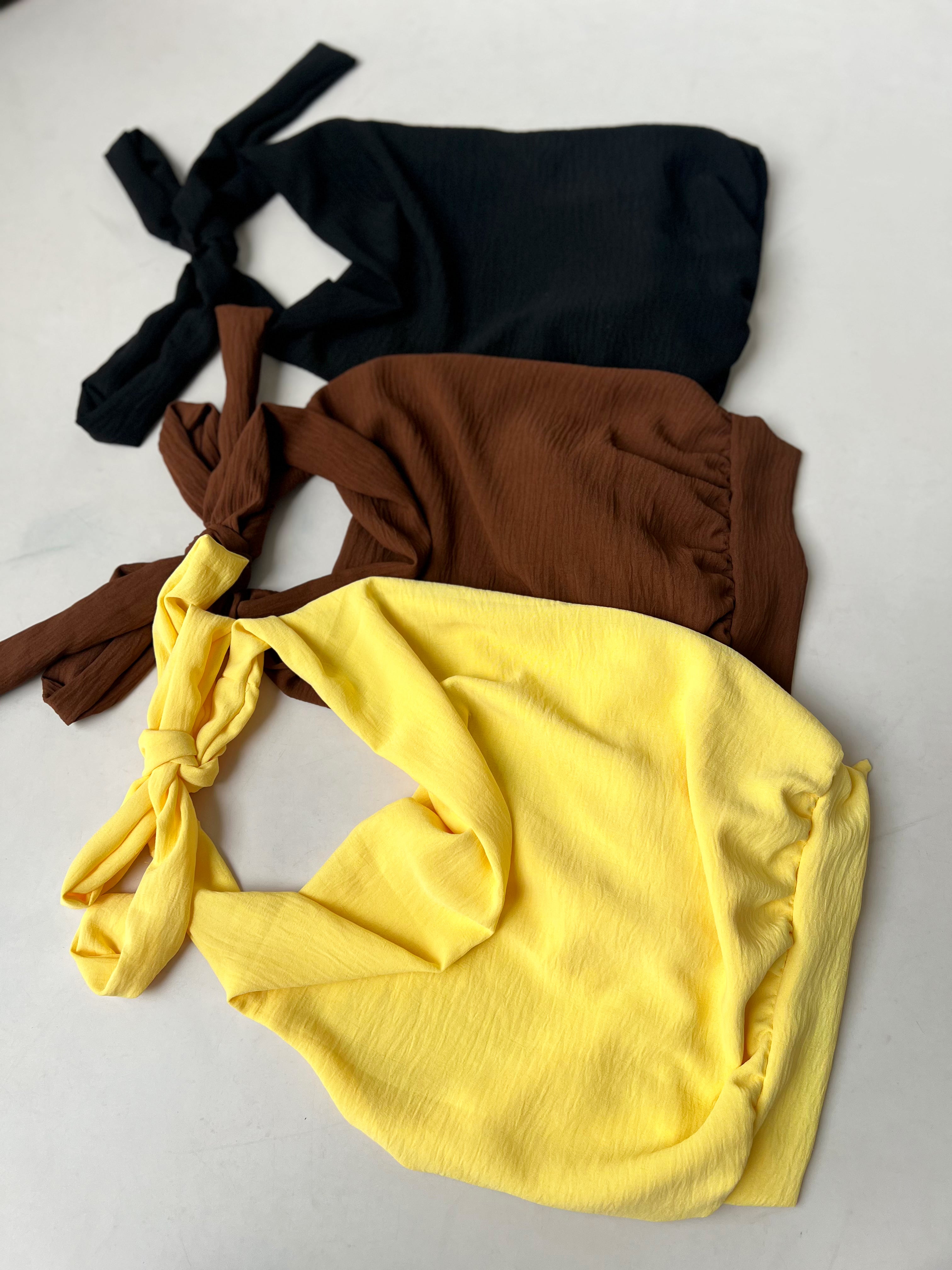 Blusa cowl neck