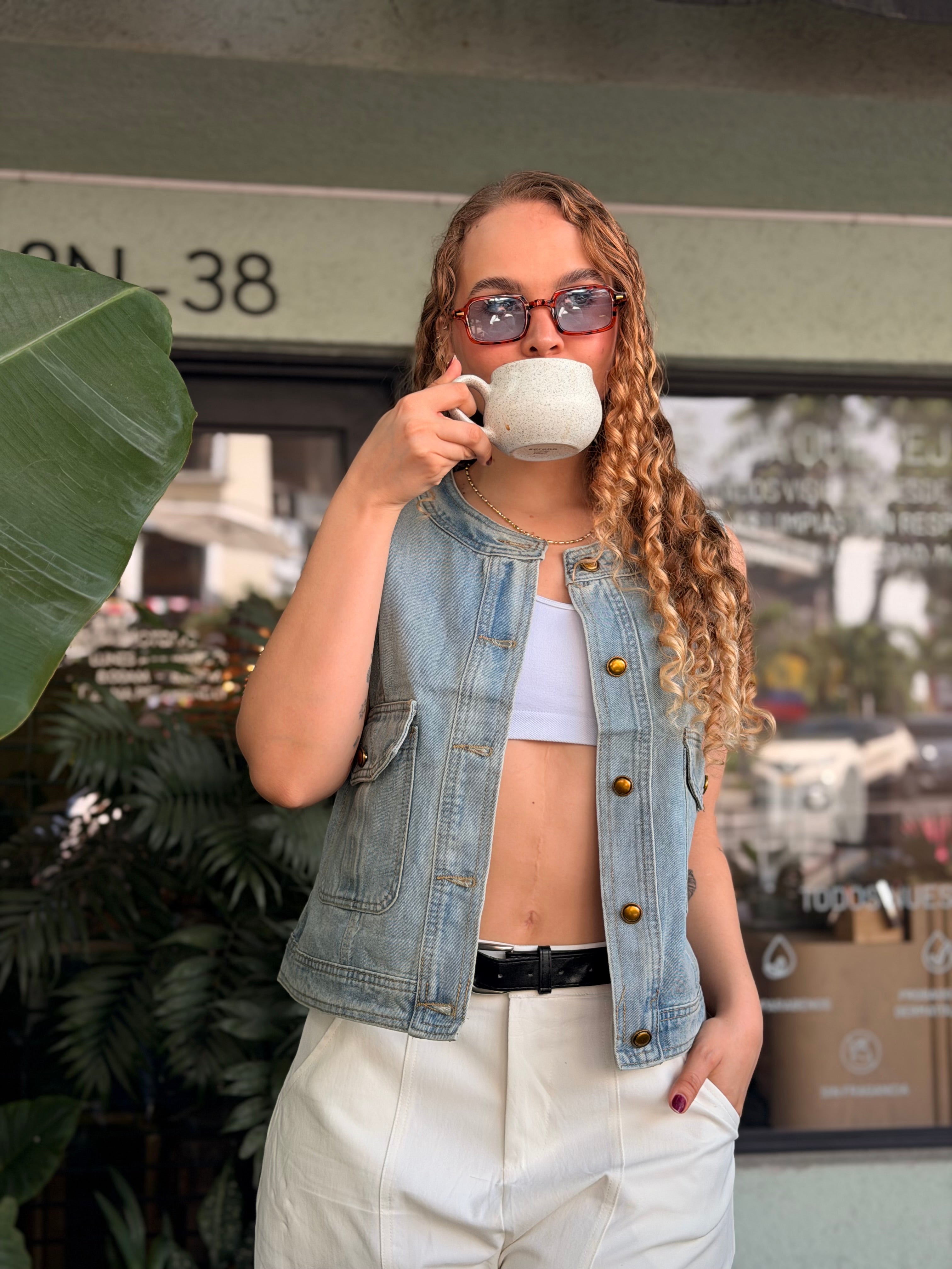 Chaleco Colette Denim