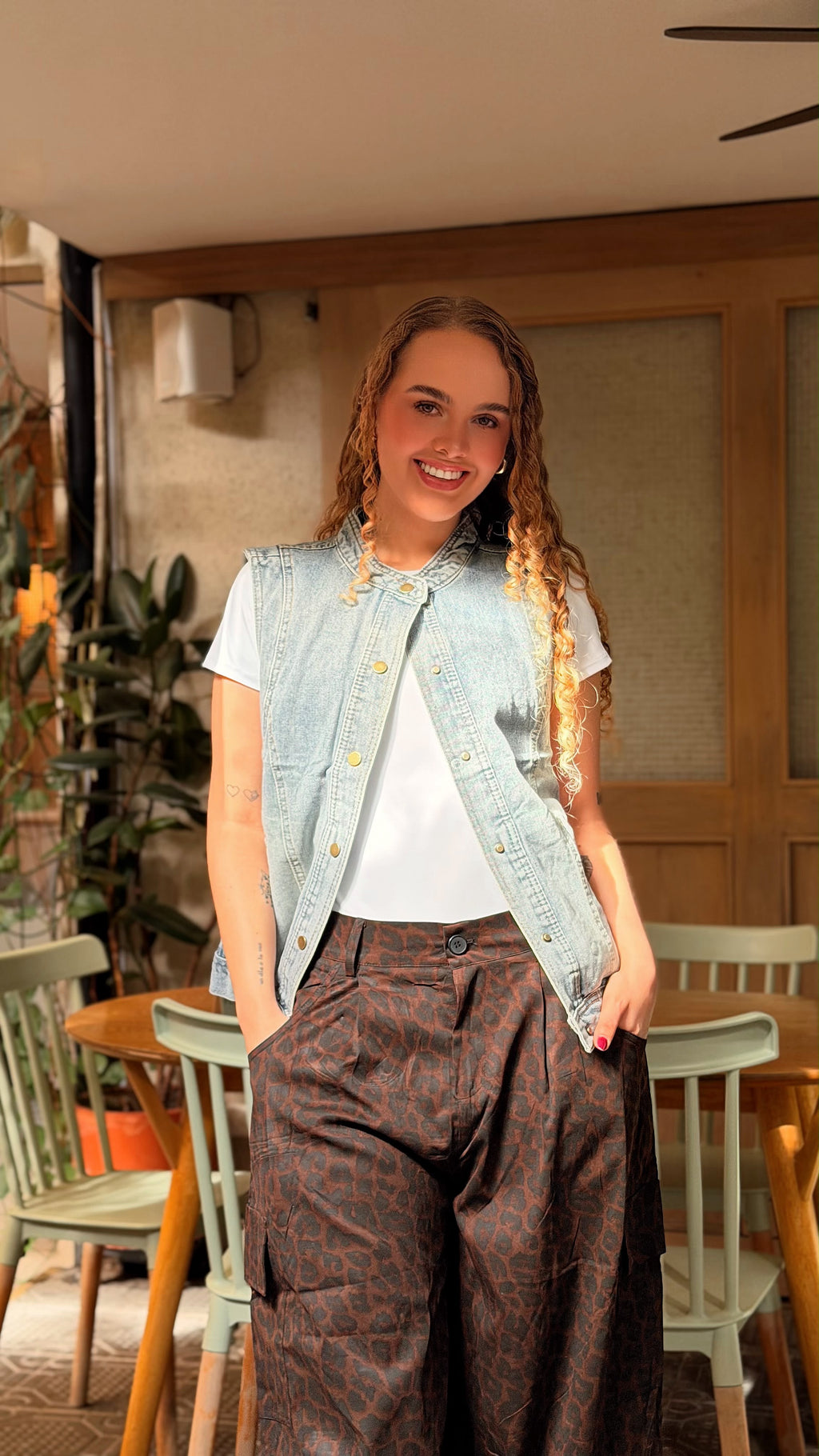 Chaleco Golden Denim
