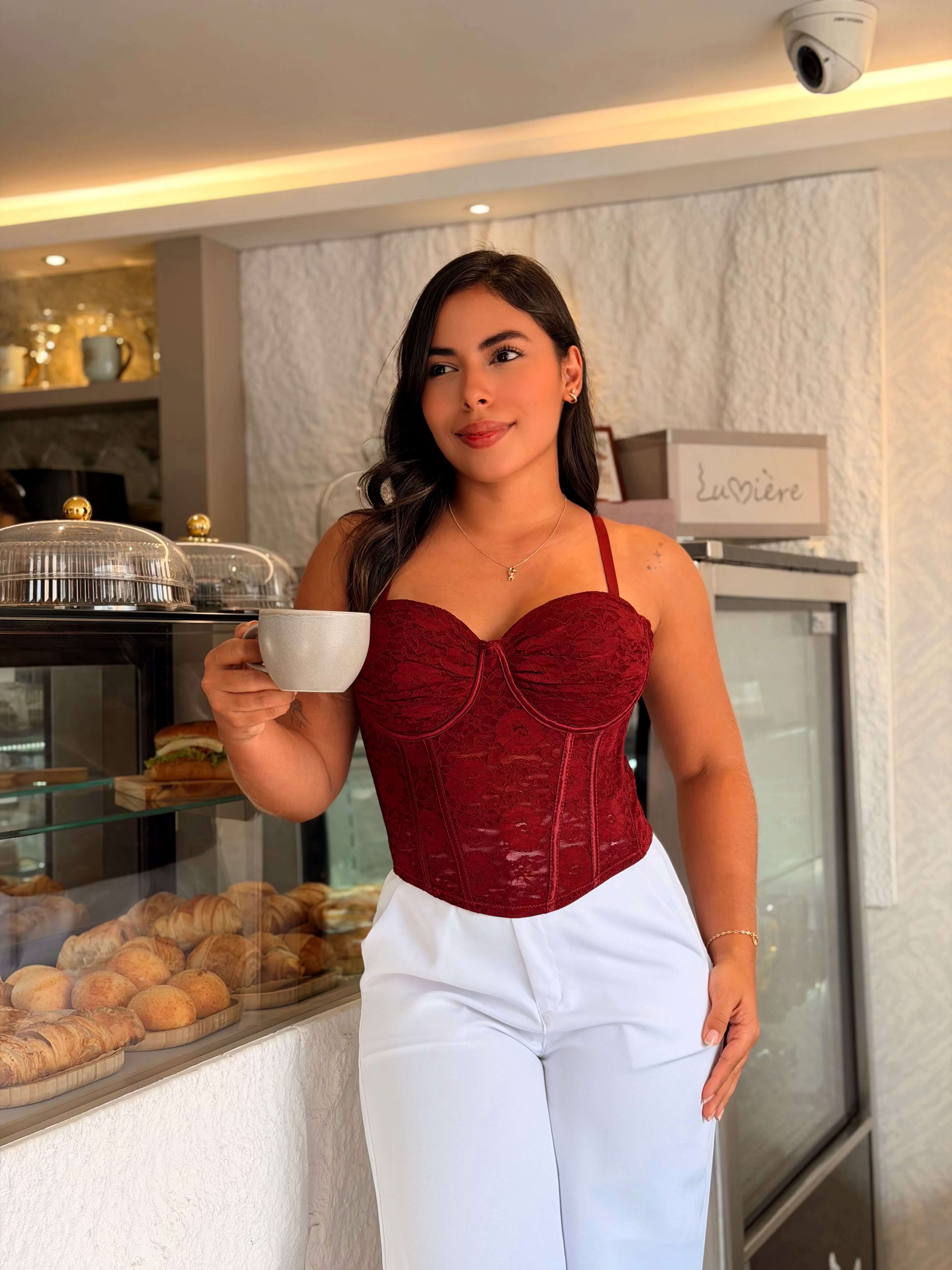 Corset Burgundy Love