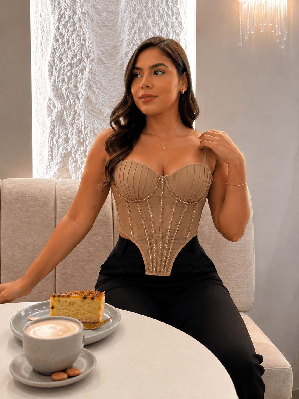 Corset Golden Nude