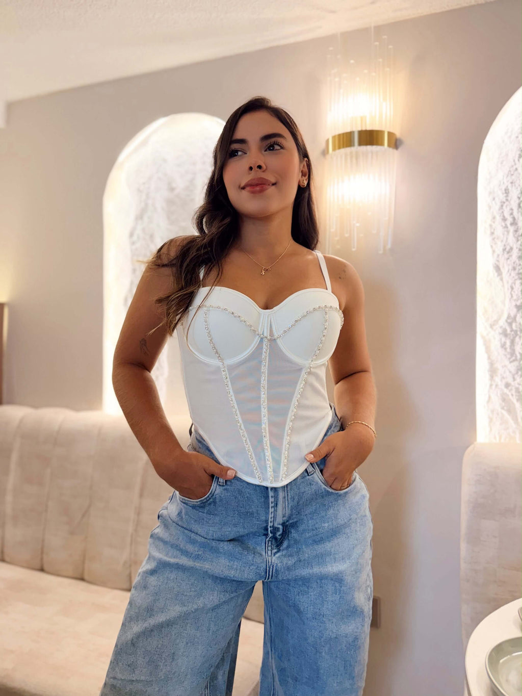Corset Pearl Drip