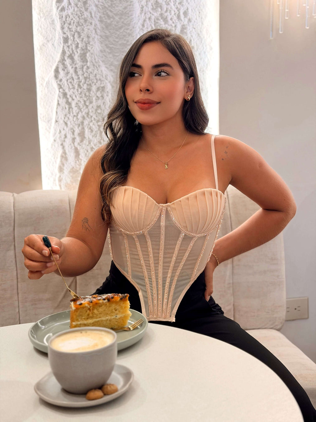Corset Golden Nude