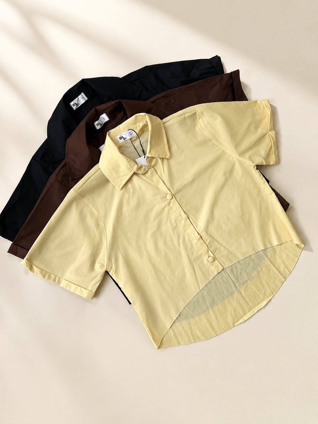 Camisa Button Up Brown