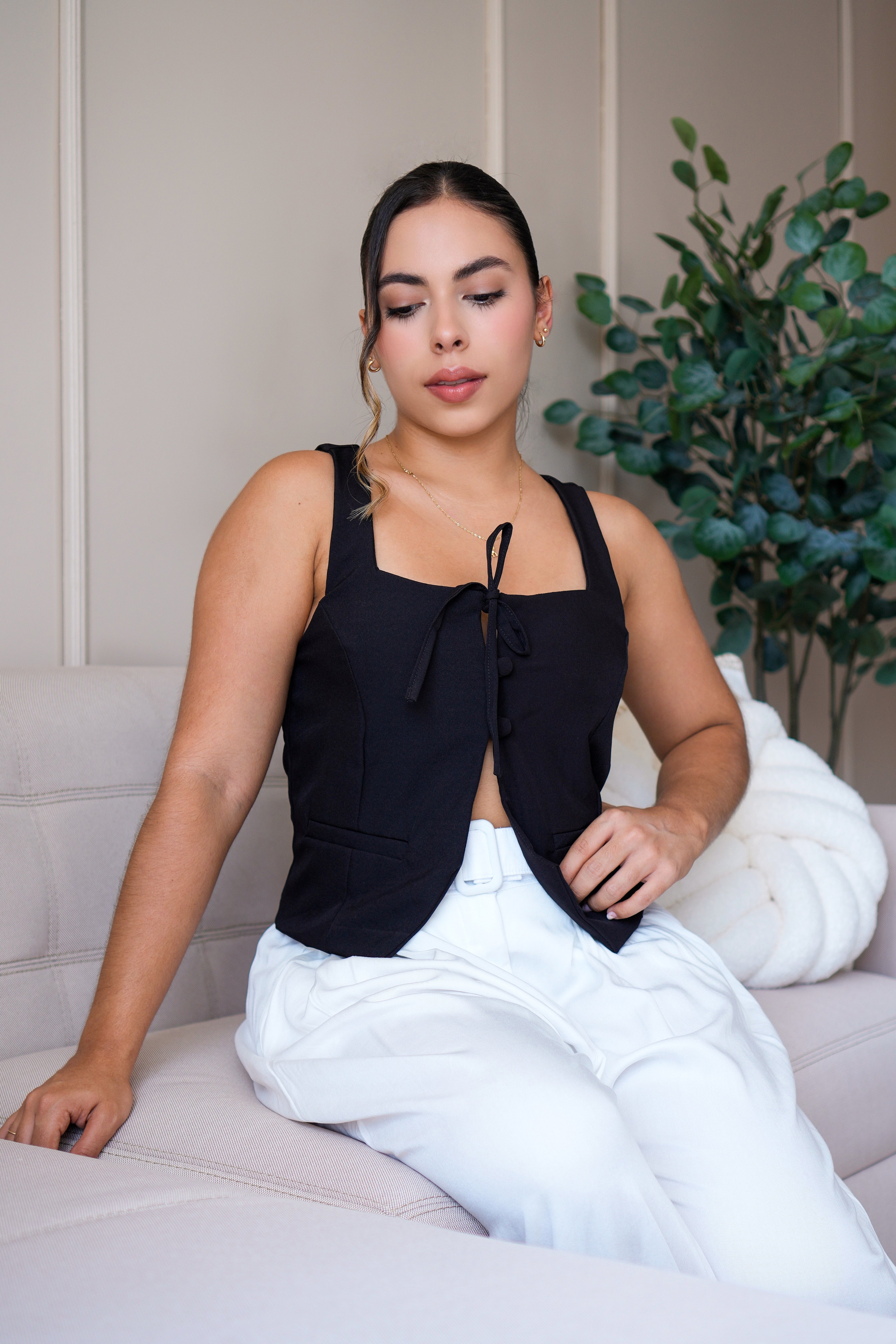 Blusa moño
