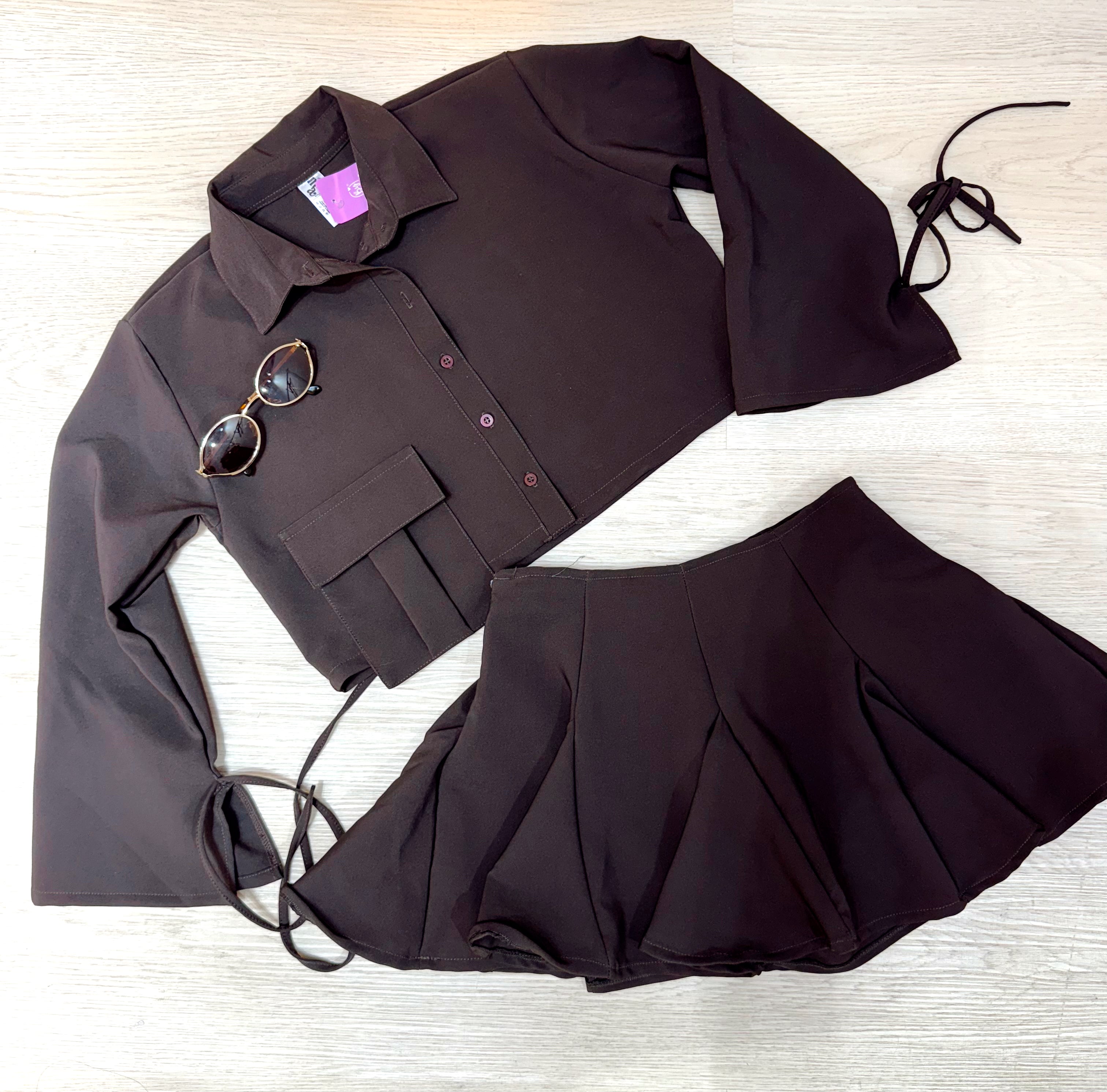 set blusa y falda