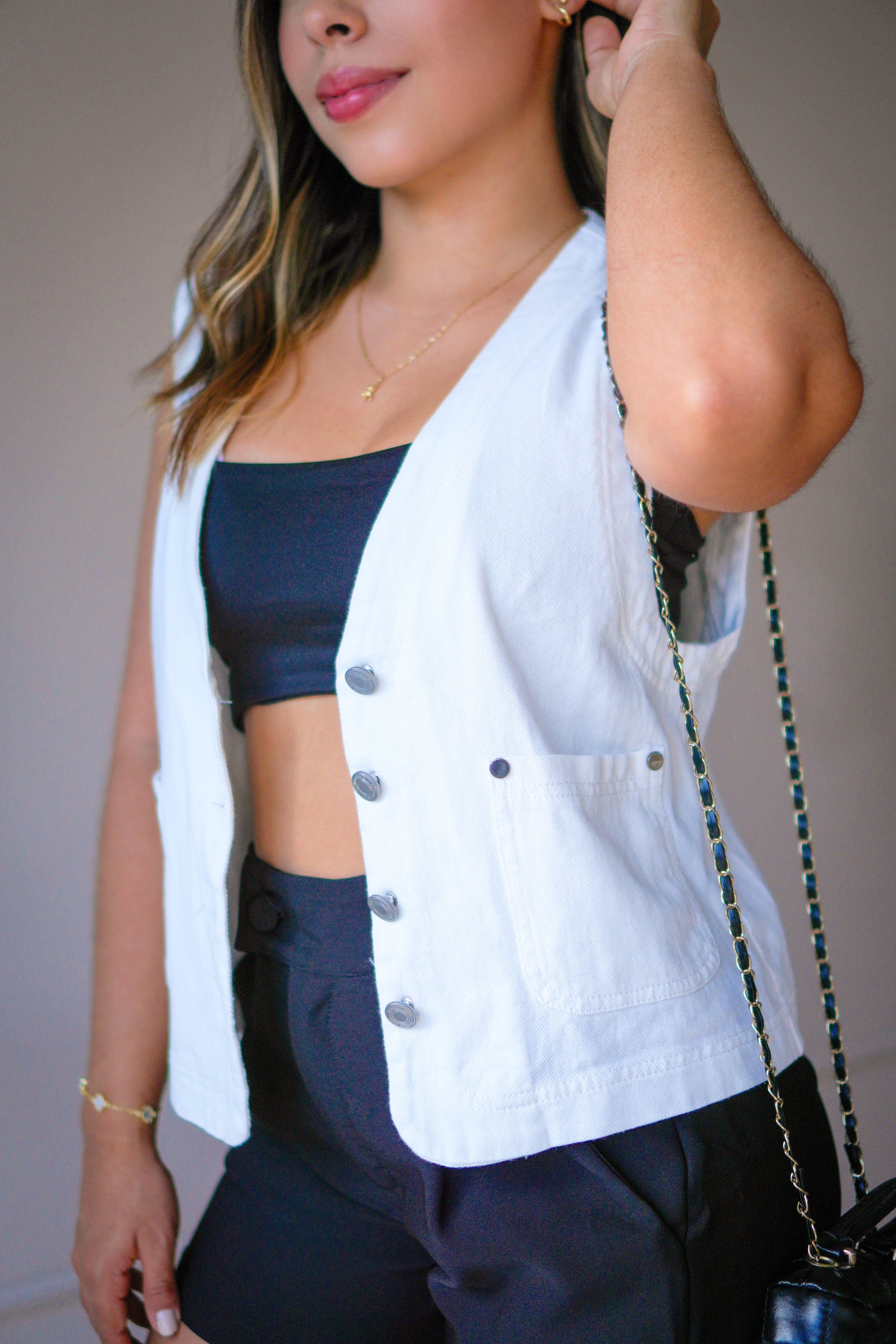 Chaleco en jean