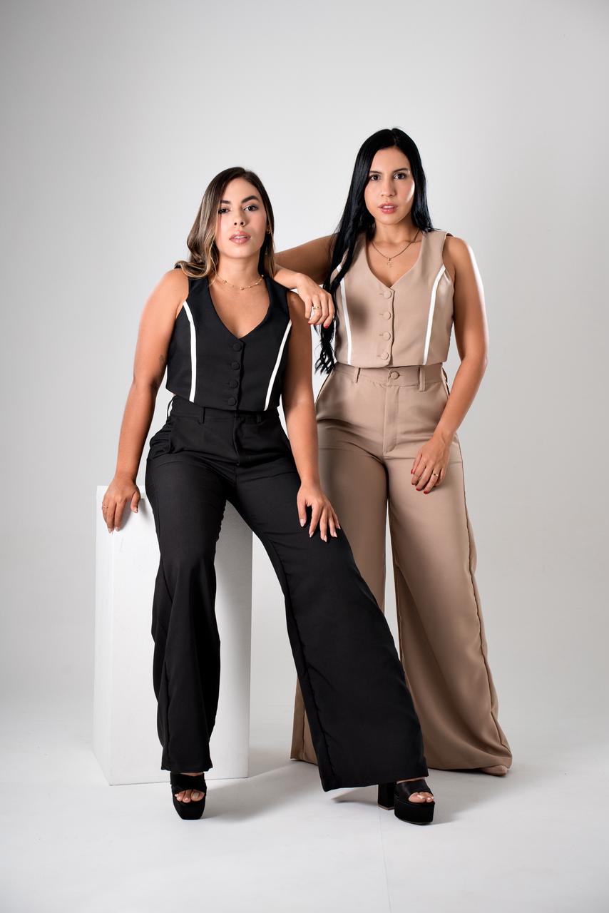 Set pantalon y blusa en noches de viena.
