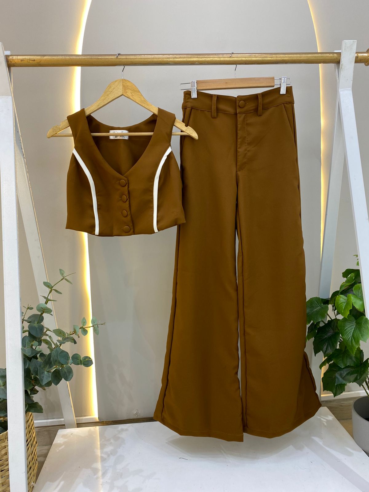 Set pantalon y blusa en noches de viena.