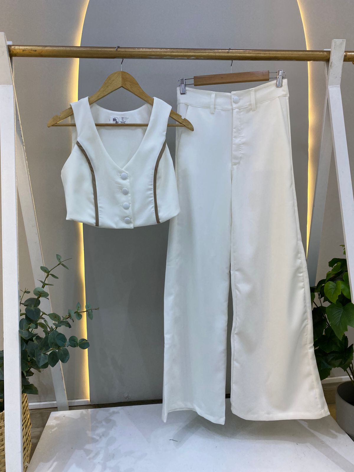 Set pantalon y blusa en noches de viena.