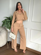 SET Blazer Crop + Pantalón