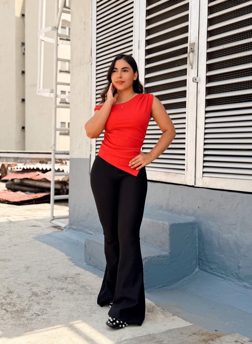 BLUSA ASIMETRICA SENSUELL - abbi tienda