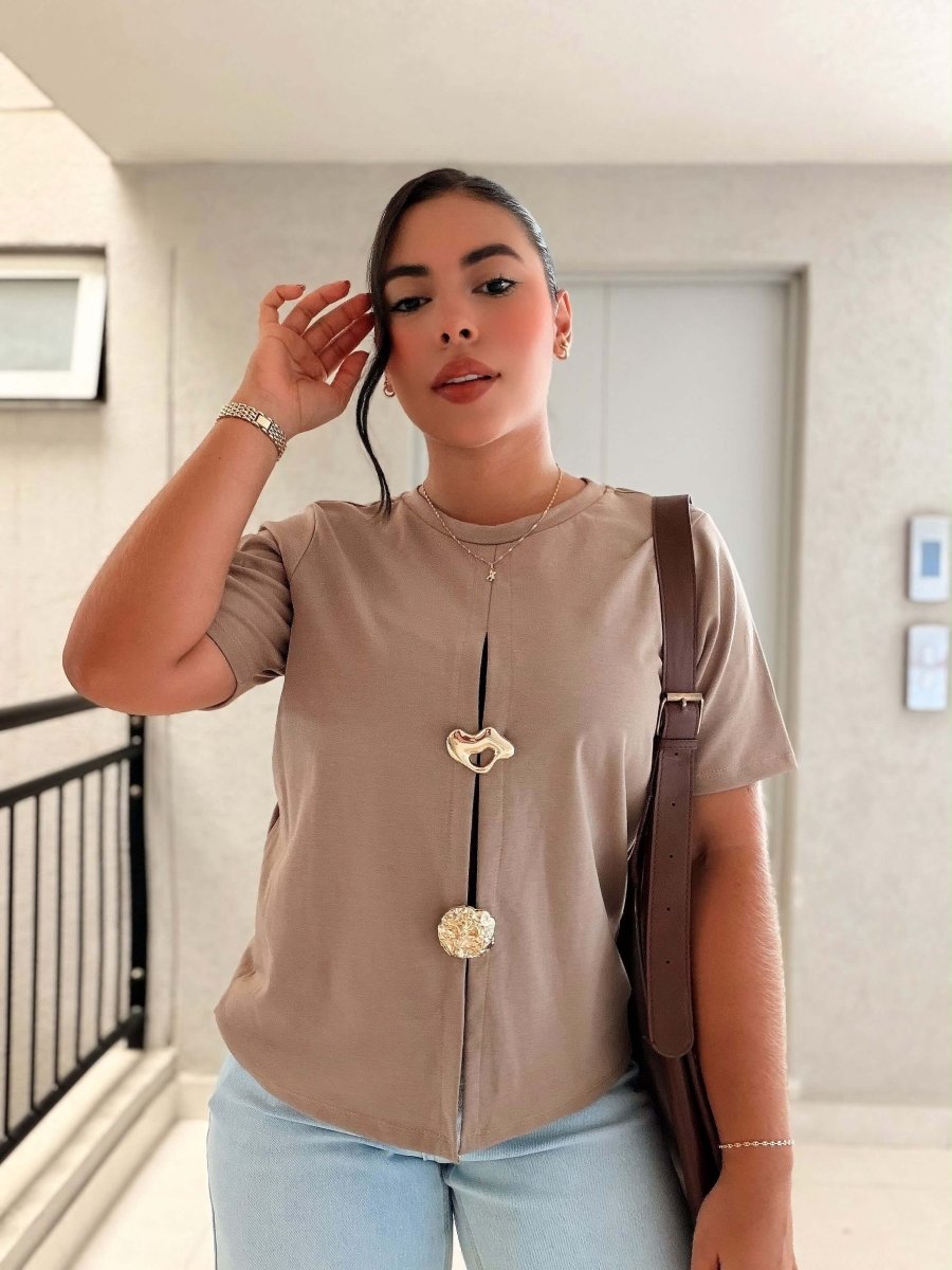 Blusa Básica Terra - abbi tienda