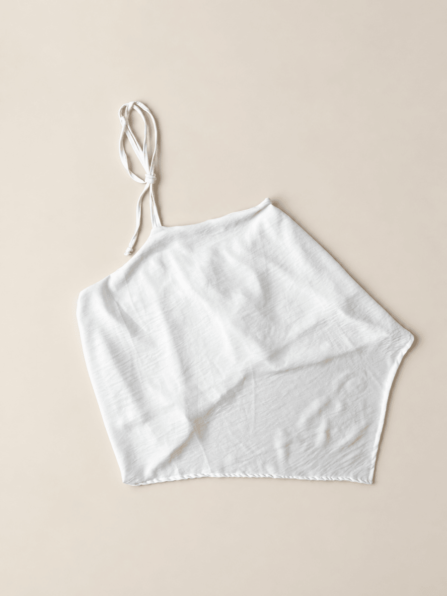 Blusa Halter Asimétrico - abbi tienda