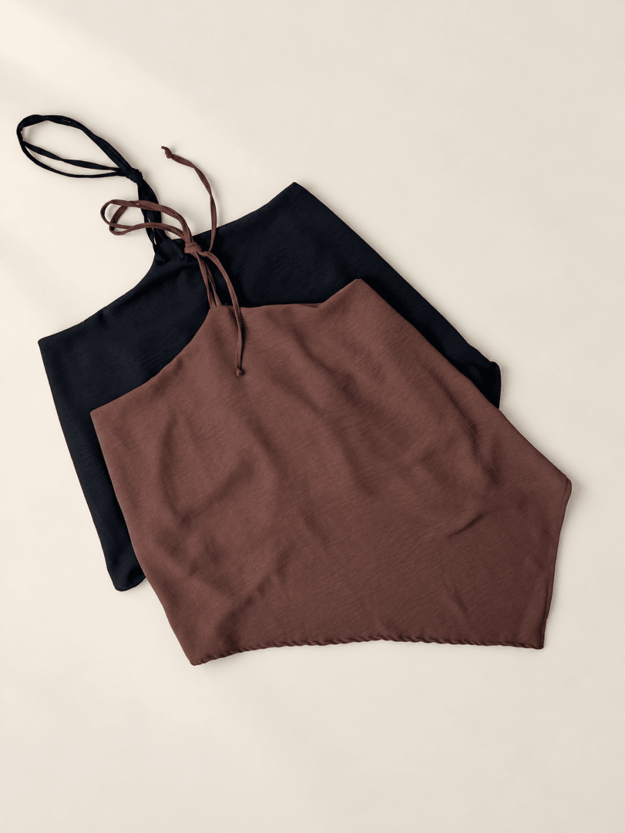 Blusa Halter Asimétrico - abbi tienda