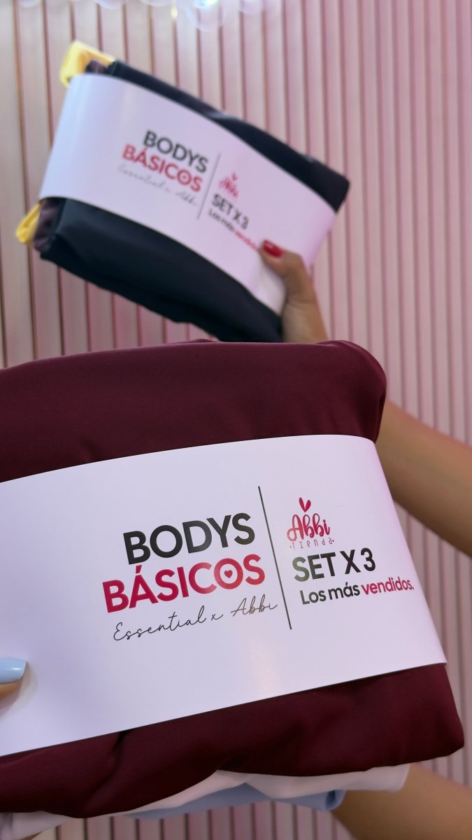 Bodys basicos essential x Abbi - abbi tienda