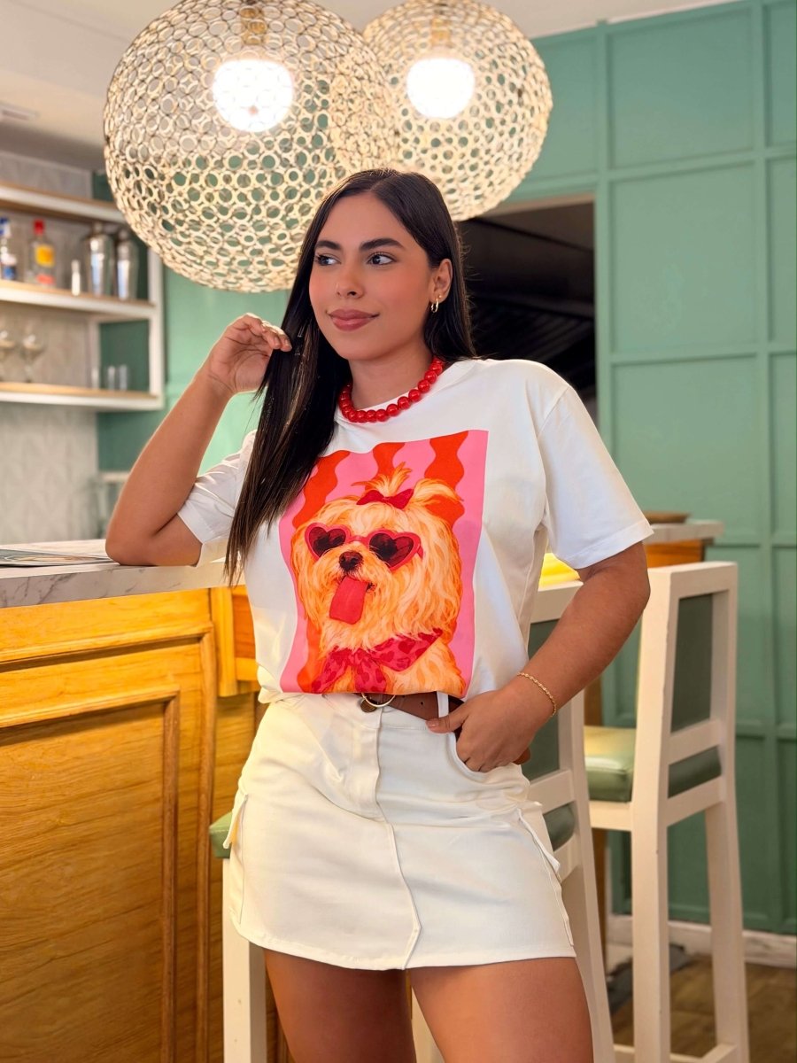 Camiseta estampada - abbi tienda