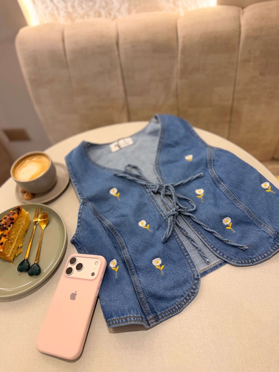 Chaleco Boho Denim - abbi tienda