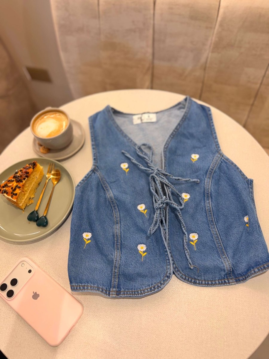 Chaleco Boho Denim - abbi tienda
