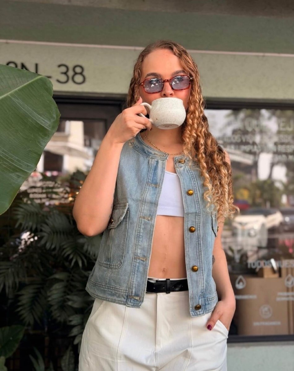 Chaleco Colette Denim - abbi tienda