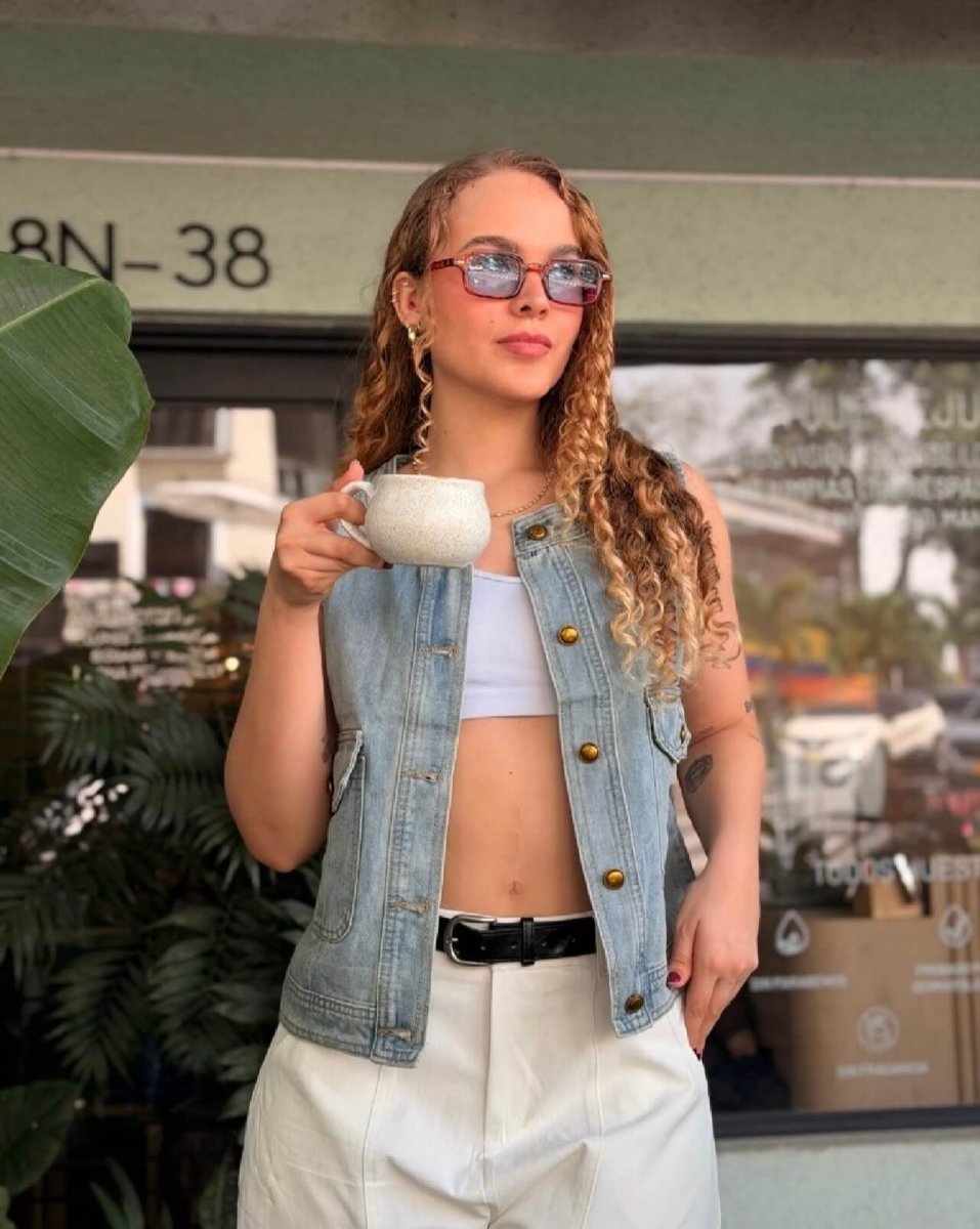 Chaleco Colette Denim - abbi tienda