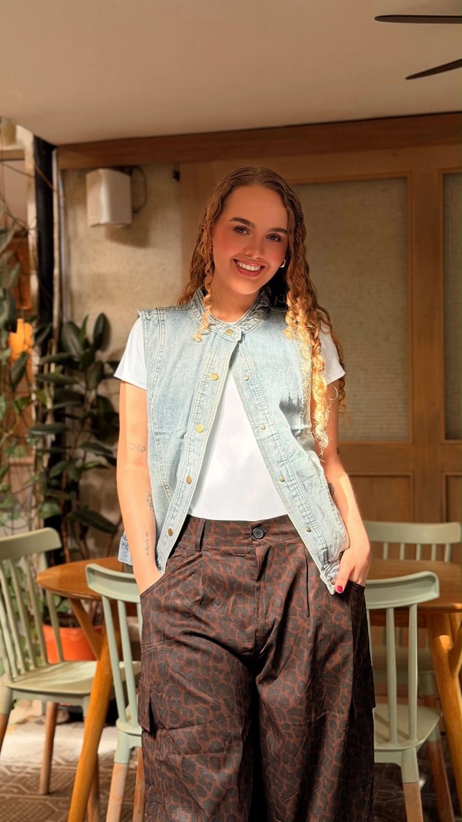 Chaleco Golden Denim - abbi tienda