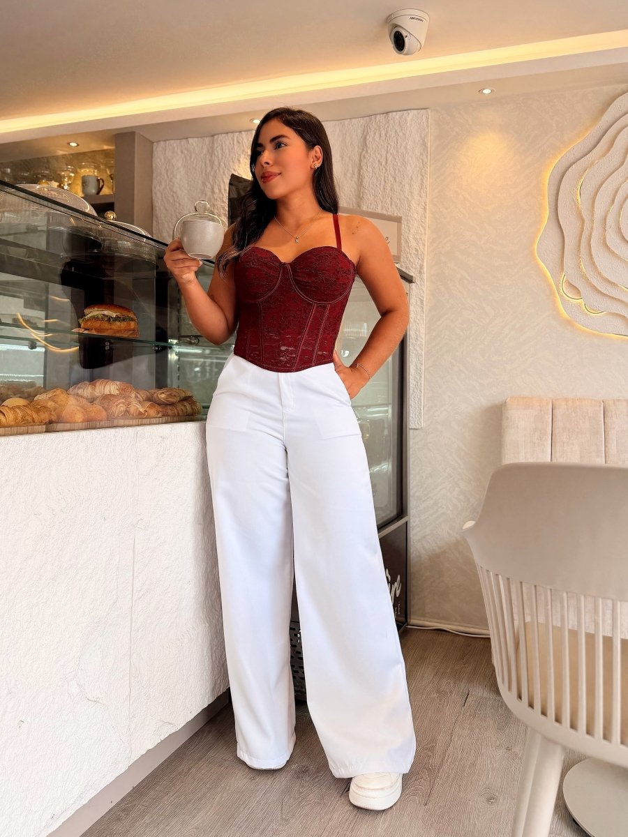 Corset Burgundy Love - abbi tienda