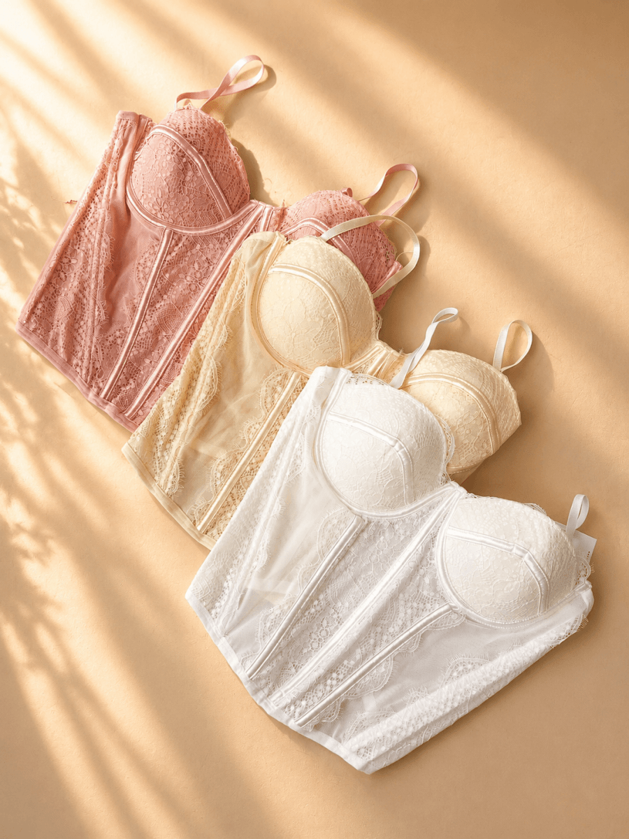 Corset Ivory Bloom - abbi tienda