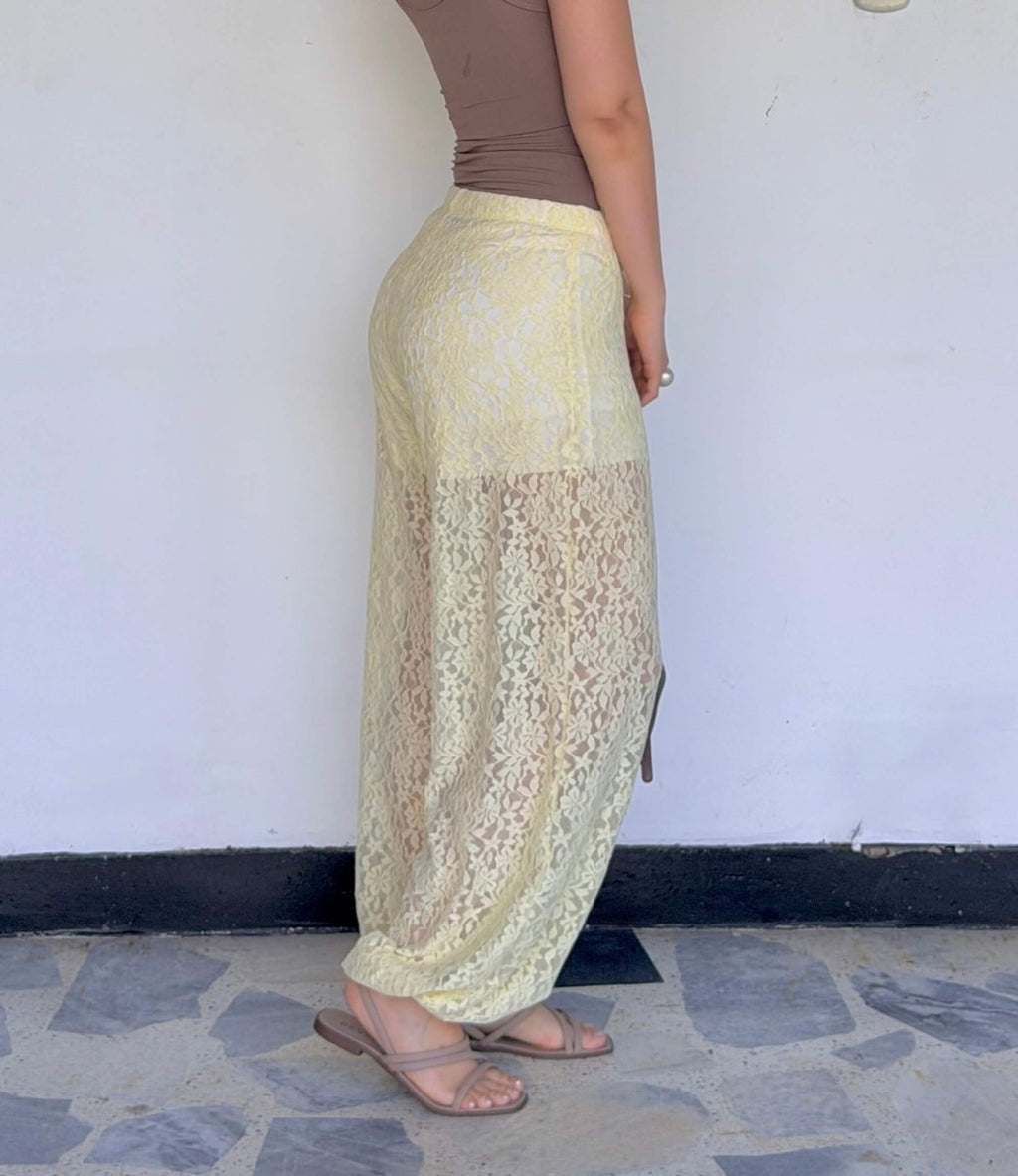 Pantalón Boho Blonda - abbi tienda