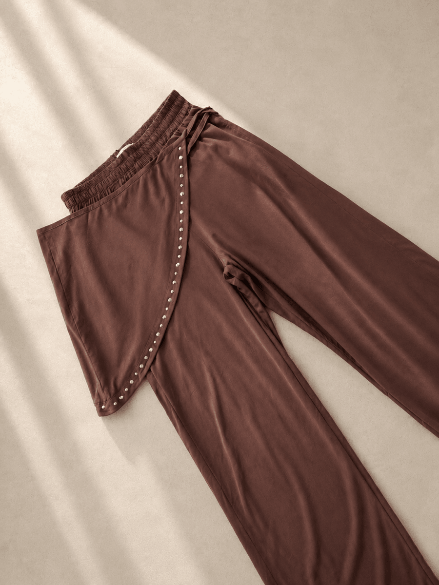 Pantalón Wrap Eyelet - abbi tienda