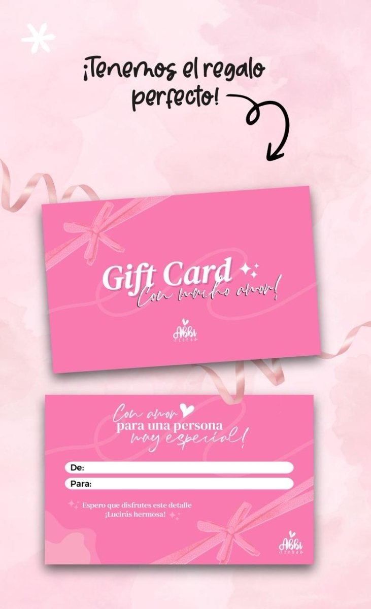 Tarjeta de regalo Abbi - abbi tienda