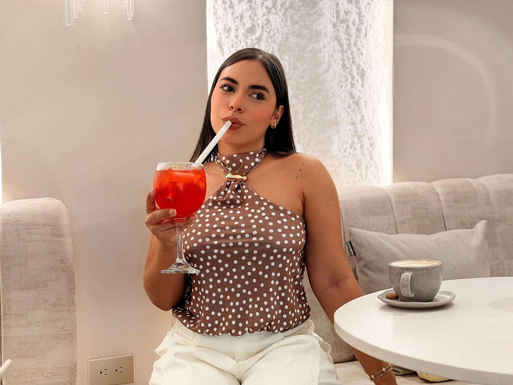 TOP HALTER LUNARES - abbi tienda