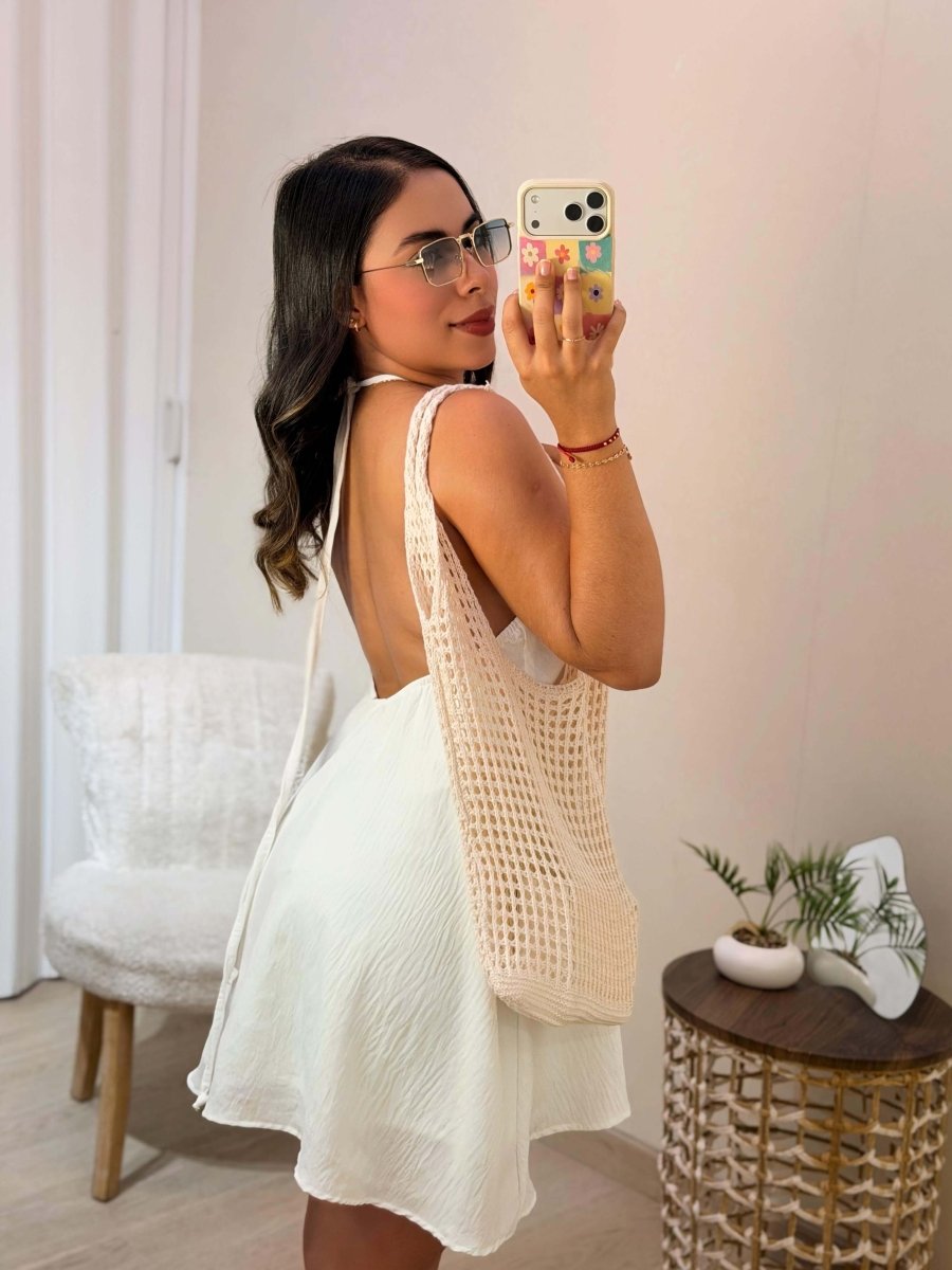 VESTIDO MOCHA SUNSENT - abbi tienda